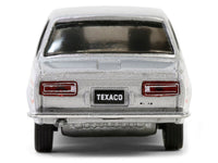 1970 Nissan Datsun 510 #28 "Texaco" Silver Metallic and White with Red Stripes "Texaco Special Edition" Series 1 1/64 Diecast Model Car by Greenlight image 4