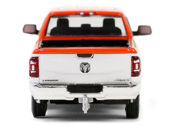 2023 Ram 2500 Pickup Truck "Texaco" Orange and White "Texaco Special Edition" Series 1 1/64 Diecast Model Car by Greenlight image 2
