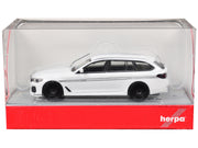BMW Alpina B5 Touring White 1/87 (HO) Plastic Model Car by Herpa image 3