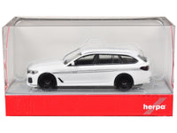 BMW Alpina B5 Touring White 1/87 (HO) Plastic Model Car by Herpa image 3