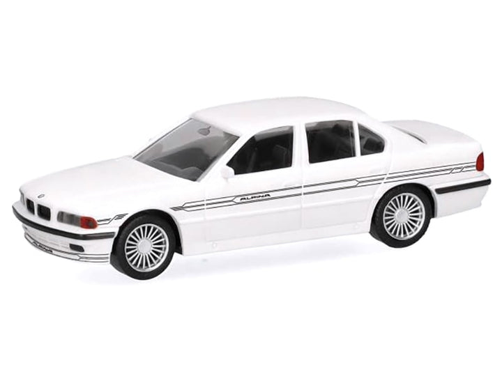 BMW Alpina B12 White 1/87 (HO) Plastic Model Car by Herpa image 2