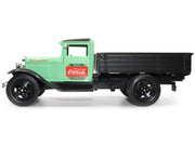 1931 Ford Model AA Pickup Truck Light Green and Black "Pause. Refresh. Drink Coca-Cola" 1/24 Diecast Model Car by Motor City Classics image 3