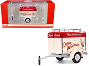 Travel Trailer Cream with Red Top "Pause and Refresh Yourself Drink Delicious Coca-Cola" 1/24 Diecast Model Car by Motor City Classics image 4