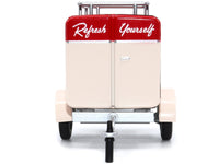 Travel Trailer Cream with Red Top "Pause and Refresh Yourself Drink Delicious Coca-Cola" 1/24 Diecast Model Car by Motor City Classics image 5