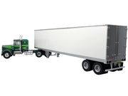 1976 Kenworth W900A Tractor with Dry Goods Trailer Green Metallic with Light Green Graphics "Vintage Heavy Haul Truck Collection" 1/43 Diecast Model by Iconic Replicas image 2