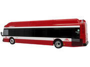 New Flyer Xcelsior Transit Bus Bank "TTC - Toronto Transit Commission" Red and White "The Bus & Motorcoach Collection" Limited Edition to 504 Pieces Worldwide 1/43 Model by Iconic Replicas image 3
