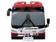 New Flyer Xcelsior Transit Bus Bank "TTC - Toronto Transit Commission" Red and White "The Bus & Motorcoach Collection" Limited Edition to 504 Pieces Worldwide 1/43 Model by Iconic Replicas image 4
