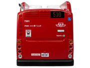 New Flyer Xcelsior Transit Bus Bank "TTC - Toronto Transit Commission" Red and White "The Bus & Motorcoach Collection" Limited Edition to 504 Pieces Worldwide 1/43 Model by Iconic Replicas image 5