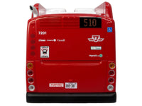 New Flyer Xcelsior Transit Bus Bank "TTC - Toronto Transit Commission" Red and White "The Bus & Motorcoach Collection" Limited Edition to 504 Pieces Worldwide 1/43 Model by Iconic Replicas image 5