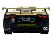 2023 Chevrolet Corvette C8 Stingray Police Interceptor "Florida Highway Patrol (FHP)" Black with Cream Top 1/43 Diecast Model by Iconic Replicas image 5