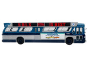 1963 GM TDH-5303 Transit Bus "MTA New York City Surface Transit" Blue Two-Tone with Graphics "The Bus & Motorcoach Collection" Limited Edition to 504 pieces Worldwide 1/43 Plastic Model by Iconic Replicas image 2