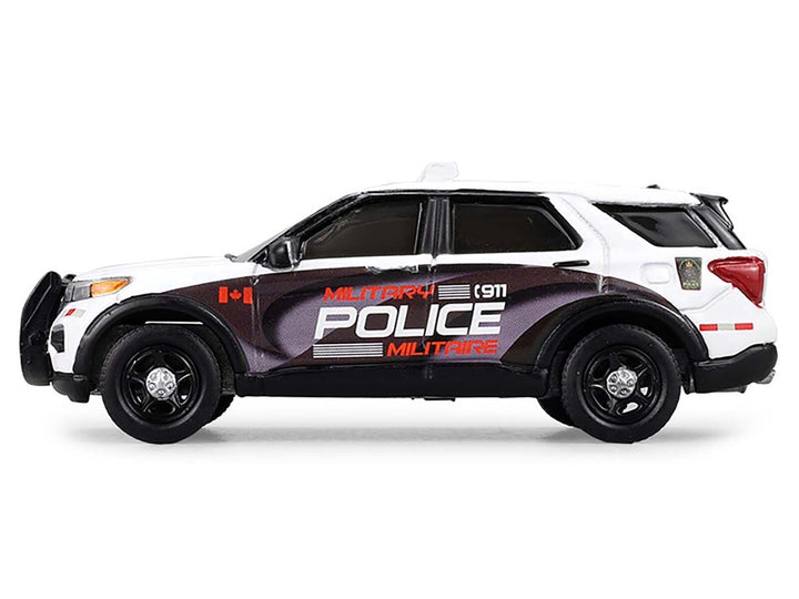 2024 Ford Police Interceptor Utility "Canada Military Police" White with Graphics "Hot Pursuit - Canada Special Edition" Series 1/64 Diecast Model Car by Greenlight image 2
