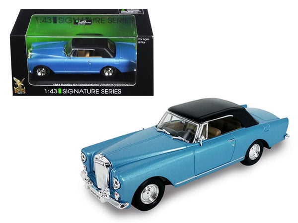 Road Signature 1961 Bentley Continental S2 Park Ward blue 1:43 43215BL, product image 1