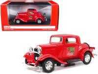 1932 Ford Coupe "Coca-Cola" Red with Black Top 1/43 Diecast Model Car by Motor City Classics image 5