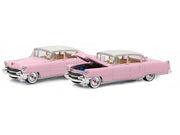 1955 Cadillac Fleetwood Series 60 Special Elvis Presley "Pink Cadillac" (1935-1977) 1/64 Diecast Model Car by Greenlight image 3