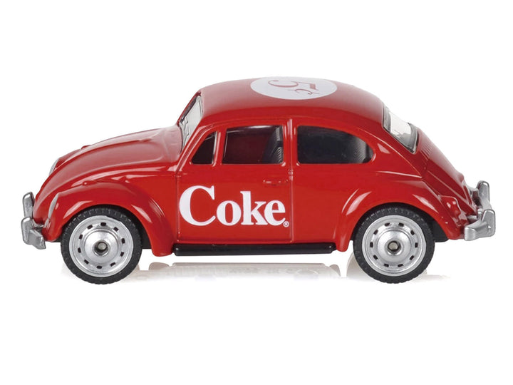 1967 Volkswagen Beetle "Coca-Cola" Red 1/50 Diecast Model by Motorcity Classics image 2