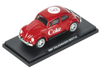 1967 Volkswagen Beetle "Coca-Cola" Red 1/50 Diecast Model by Motorcity Classics image 4