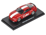 2018 Ford Mustang GT "Coca-Cola" Red with White Stripes 1/64 Diecast Model by Motorcity Classics image 4