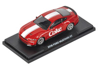 2018 Ford Mustang GT "Coca-Cola" Red with White Stripes 1/64 Diecast Model by Motorcity Classics image 4