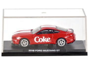 2018 Ford Mustang GT "Coca-Cola" Red with White Stripes 1/64 Diecast Model by Motorcity Classics image 5
