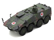 Tpz. Tank Boxer "Medic Unit - German Army" Green Camouflage 1/87 (HO) Scale Diecast Model Car by Schuco image 2