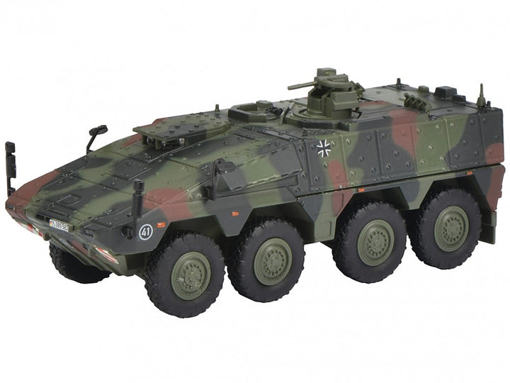 Tpz. Tank Boxer "German Army" Green Camouflage 1/87 (HO) Scale Diecast Model Car by Schuco image 2