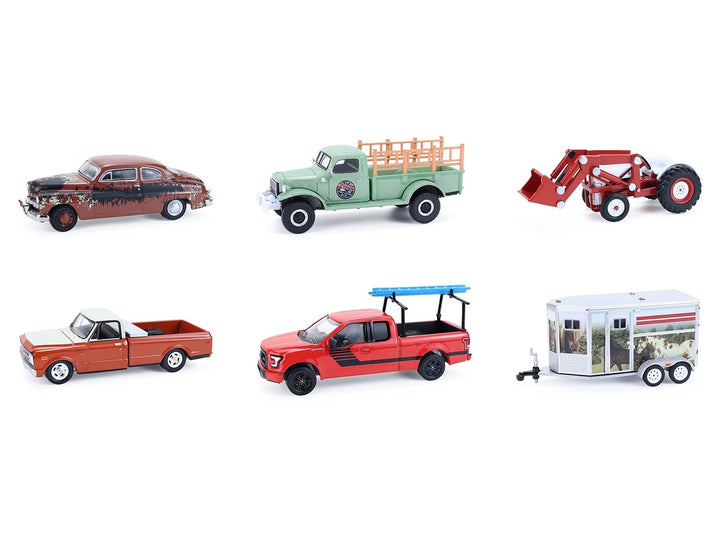 "Down on the Farm" Series 11 Set of 6 pieces 1/64 Diecast Models by Greenlight image 2