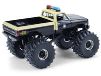 1983 Dodge Ram W350 Monster Truck "Florida Highway Patrol" Black with Cream Top and Stripes "Kings of Crunch - Hot Pursuit" Special Edition 1/64 Diecast Model Car by Greenlight image 3