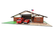 Los Angeles County Fire Department Fire Station 51 Diorama EZ Assembly Kit "Emergency!" Series 1/50 Model by Iconic Replicas image 3