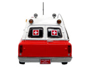1969 Chevrolet C-10 Ambulance "Baltimore City Fire Department" White and Red "5 Alarm" Series Limited Edition 1/50 Diecast Model by Iconic Replicas image 5