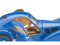 1938 Bugatti Type 57SC Atlantic with Metal Wire-Spoke Wheels Blue 1/43 Diecast Model Car by Autoart image 4