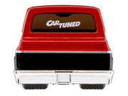 1987 Chevrolet C10 Pickup Truck Red Metallic and Black "Customs" Series 2 Diecast Model Car by CarTuned image 3