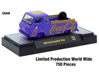 "Coca-Cola" Set of 3 pieces Release 53 Limited Edition to 10000 pieces Worldwide 1/64 Diecast Model Cars by M2 Machines image 2