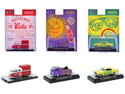 "Coca-Cola" Set of 3 pieces Release 53 Limited Edition to 10000 pieces Worldwide 1/64 Diecast Model Cars by M2 Machines image 5