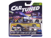 "Just Truck'n" Double Pack Series 9 Set of 4 Cars Diecast Model Cars by CarTuned image 4