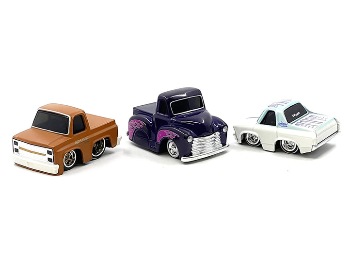 "Kustoms" Series 4 Chevrolet Triple Pack Set of 3 Cars Diecast Model Cars by CarTuned image 2