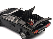 Lamborghini Countach 5000S Black 1/43 Diecast Model Car by Autoart image 3