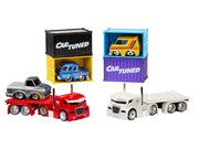 "Rigs" Container Case Series 2 Set of 4 Pieces Diecast Model Cars by CarTuned image 3