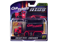 "Rigs" Container Case Series 3 Set of 4 Pieces Diecast Model Cars by CarTuned image 4