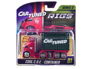 "Rigs" Container Case Series 3 Set of 4 Pieces Diecast Model Cars by CarTuned image 5