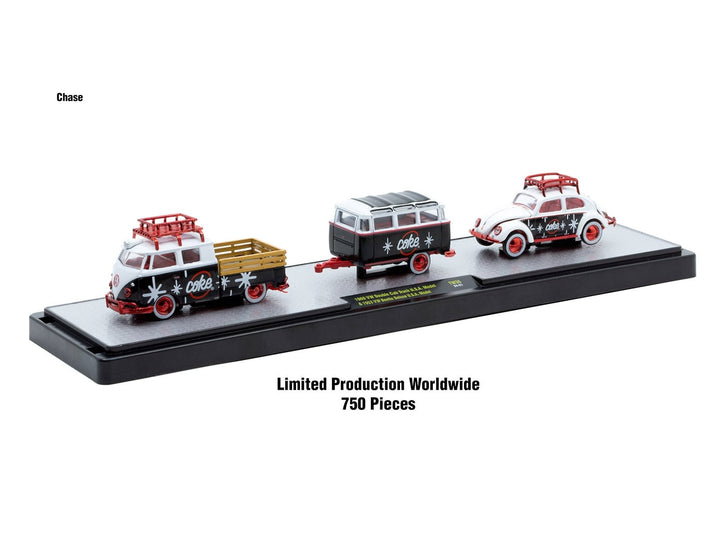Auto Haulers "Soda" Set of 3 pieces Release 36 Limited Edition to 8000 pieces Worldwide 1/64 Diecast Models by M2 Machines image 2