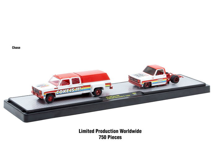 Auto Haulers "Soda" Set of 3 pieces Release 37 Limited Edition to 6000 pieces Worldwide 1/64 Diecast Models by M2 Machines image 2