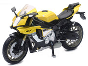 2016 Yamaha YZF-R1 Yellow Motorcycle Model 1/12 by New Ray image 3
