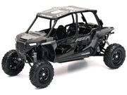 Polaris RZR XP 4 Turbo EPS Sport UTV Onyx Black with Gray Graphics 1/18 Diecast Model by New Ray image 2