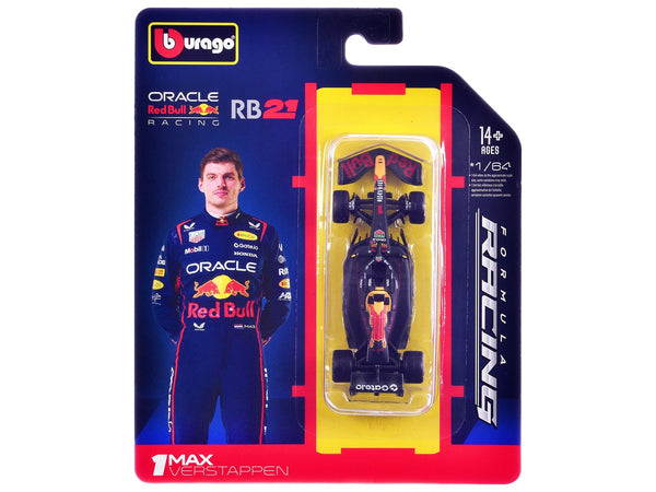 Red Bull Racing RB21 #1 Max Verstappen Formula One F1 World Championship (2025) "Formula Racing" Series 1/64 Diecast Model Car by Bburago image 3