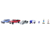GreenLight Summer Cookout diorama seven-piece set 1:64 58058, view 2