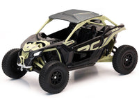 Can-Am Maverick X3 XRC Turbo ATV Tan and Black with Silver Top cast 1/18 Diecast Model by New Ray