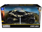 Can-Am Maverick X3 XRC Turbo ATV Tan and Black with Silver Top cast 1/18 Diecast Model by New Ray image 3