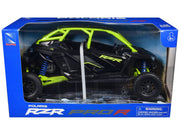 Polaris RZR Pro R UTV Black and Lime Green 1/18 Diecast Model by New Ray image 3