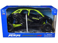 Polaris RZR Pro R UTV Black and Lime Green 1/18 Diecast Model by New Ray image 3